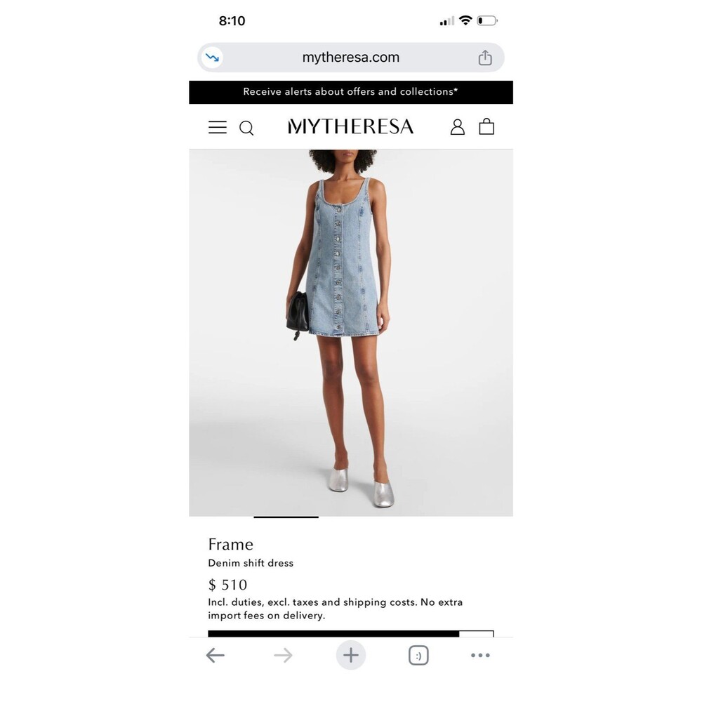 Frame The Shift Dress NWT - Picture 3 of 12